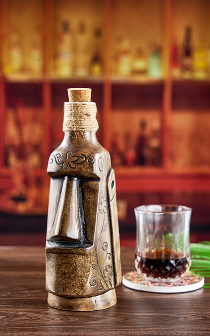 Ceramic Parata Tiki Bottle