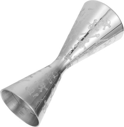 Double Slim Jigger Etched - Pirates