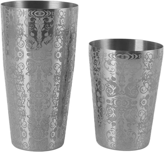 Boston Shaker Tins Etched - Classic